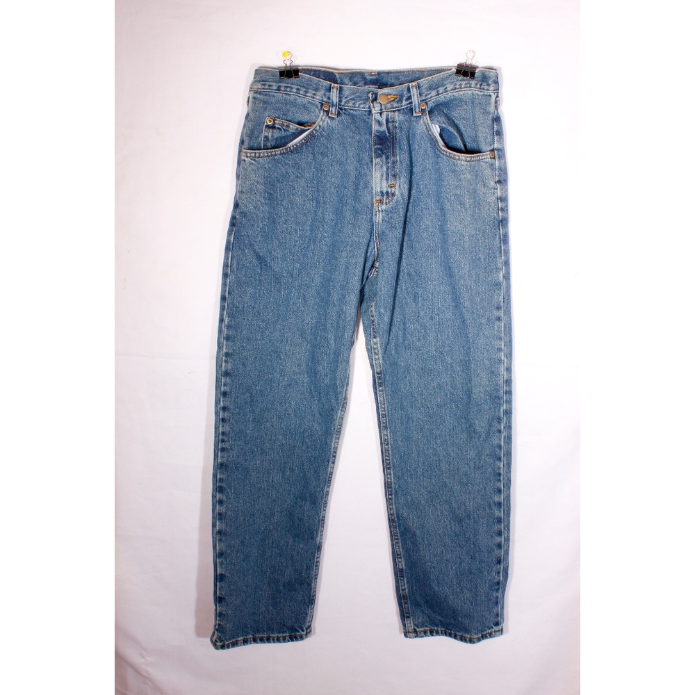Wrangler Men's Blue Jeans 33 x 30 Clean Great Fade